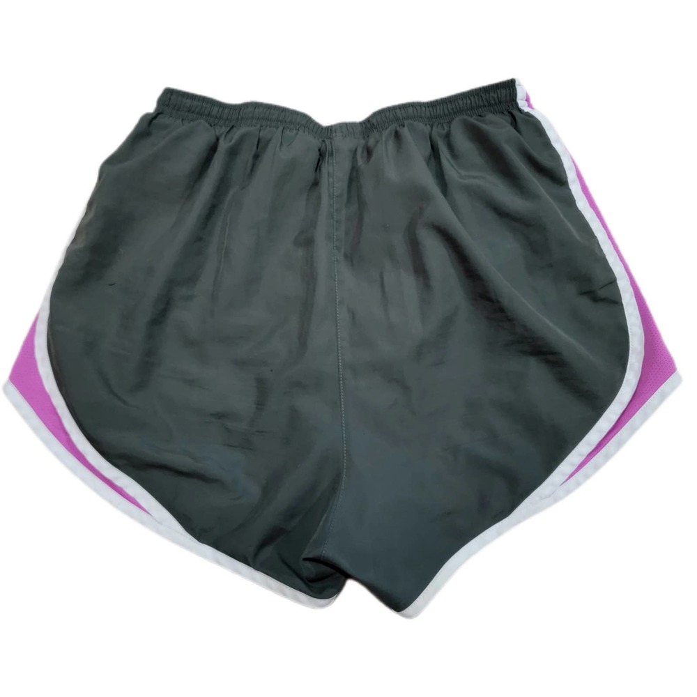 Nike DRI FIT Gray and Pink Running Shorts Small - Picture 2 of 4
